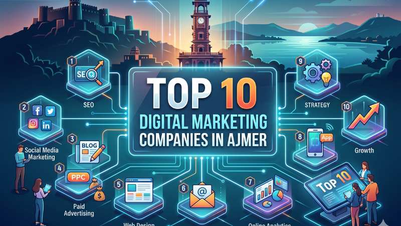 Top 10 Digital Marketing Companies in Ajmer 2026