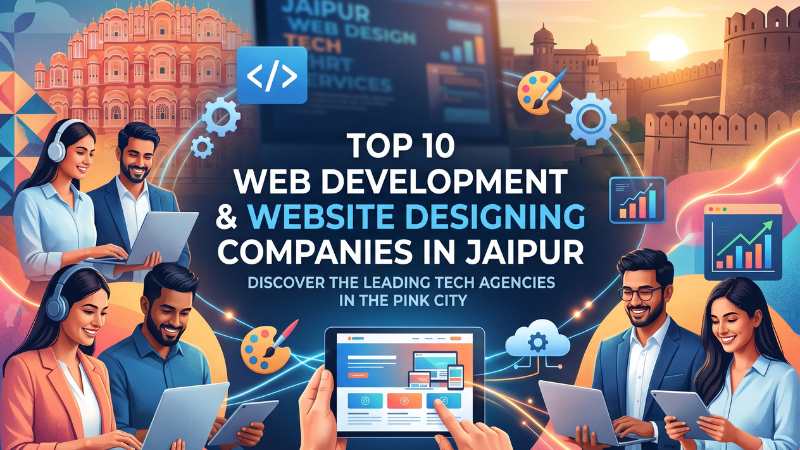 Top 10 Web Development Website Designing Companies in Jaipur 2026